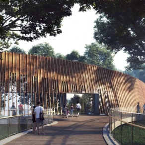 现代展览馆3D模型下载